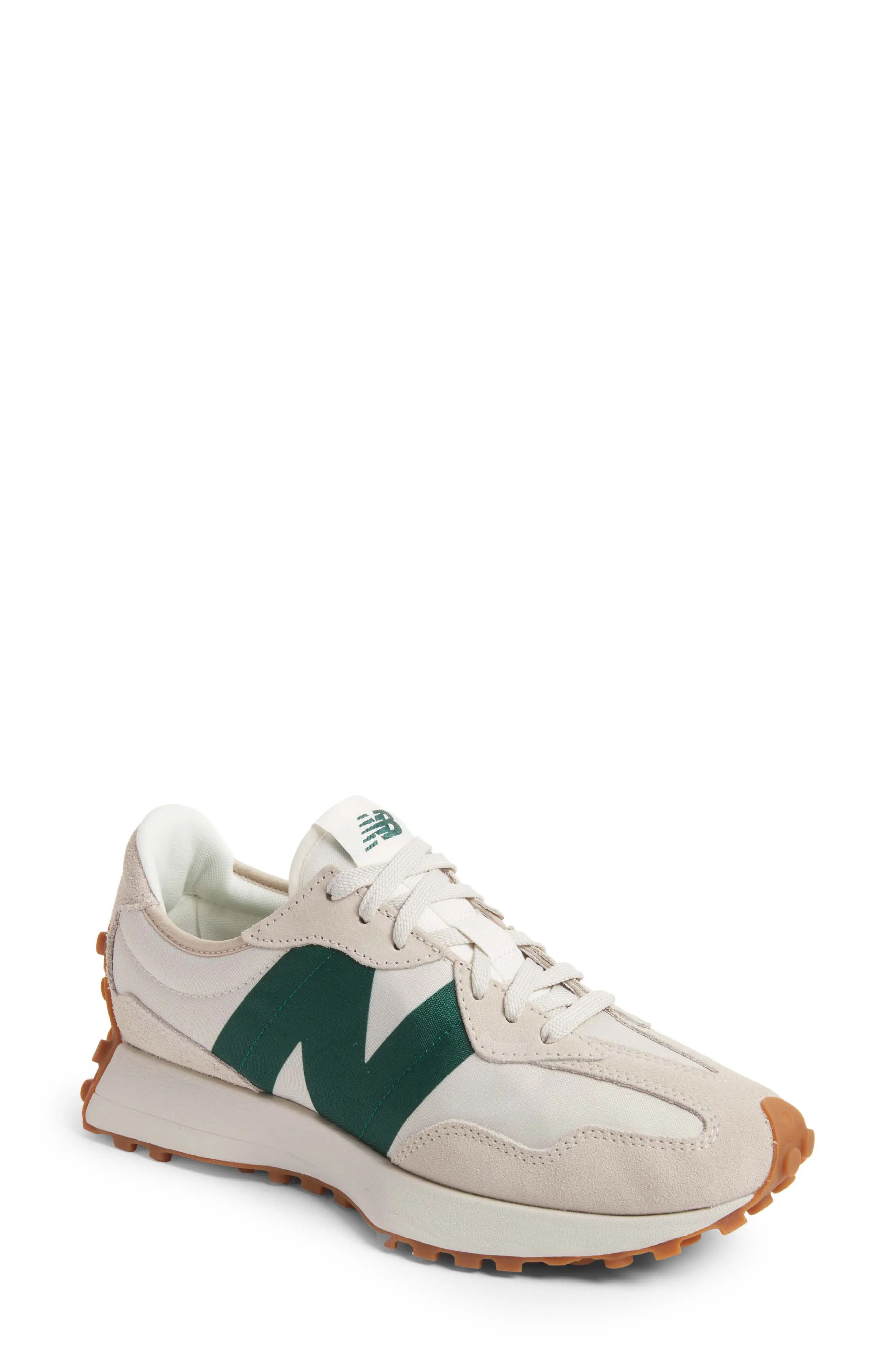 New Balance 327 Sneaker, Size 11.5 in Beige/Green at Nordstrom | Nordstrom