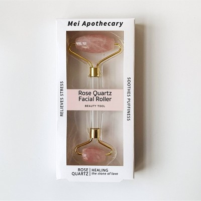 Mei Apothecary Rose Quartz Facial Roller Beauty Tool - 1ct | Target