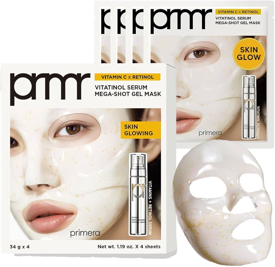 Primera PRMR Vitatinol Serum Gel Mask | Overnight Melting Masks, for Collagen Synthesis with Vita... | Amazon (US)
