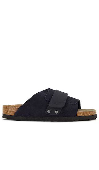 Kyoto Sandal in Midnight Suede | Revolve Clothing (Global)