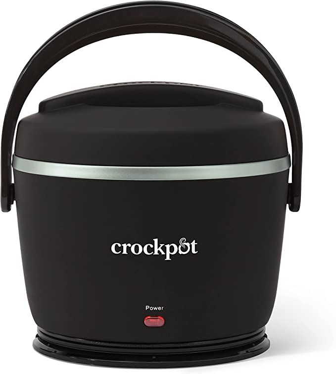 Amazon.com: Crockpot Electric Lunch Box, Portable Food Warmer for On-the-Go, 20-Ounce, Black Lico... | Amazon (US)