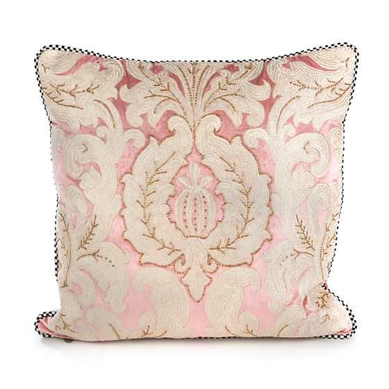 Nectar Square Pillow - Pink | MacKenzie-Childs