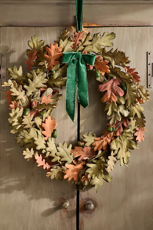 Faux Oak Leaves Wreath | Terrain
