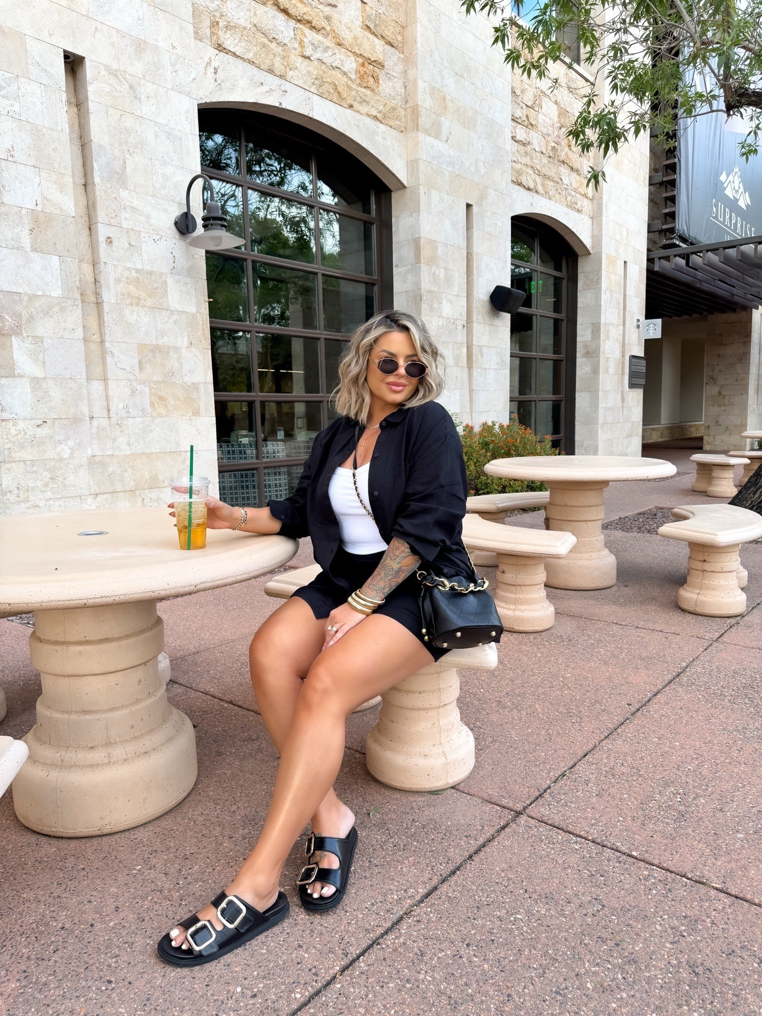 Shirt XL tall ( linked arm bands to keep sleeves up ) 
Shorts L 
Tank M- L  using cakes with it linked also
Sandals TTS 
Dibs - high road 
Lip color 132 
Lip liner natural 
Necklace length for paisley 21-23 inch 
Miranda Frye has Mother’s Day sale going on now ! 
#oldnavy #amazon #target 

Follow my shop @shaynaslife on the @shop.LTK app to shop this post and get my exclusive app-only content!

#liketkit 
@shop.ltk
https://liketk.it/5cDZv