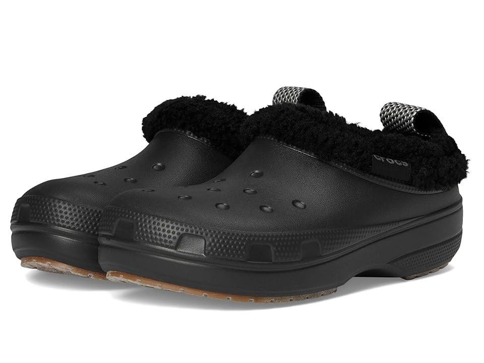 Crocs Classic Lined Shorty Clog Shoes Black : Men's 7 - Women's 9 Medium, EVA | Zappos