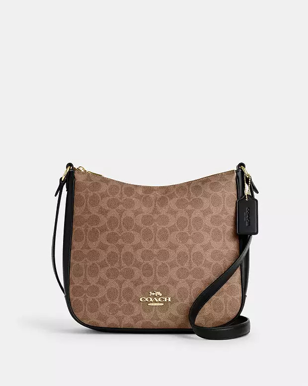 Ellie File Bag In Signature Canvas | Coach Outlet US