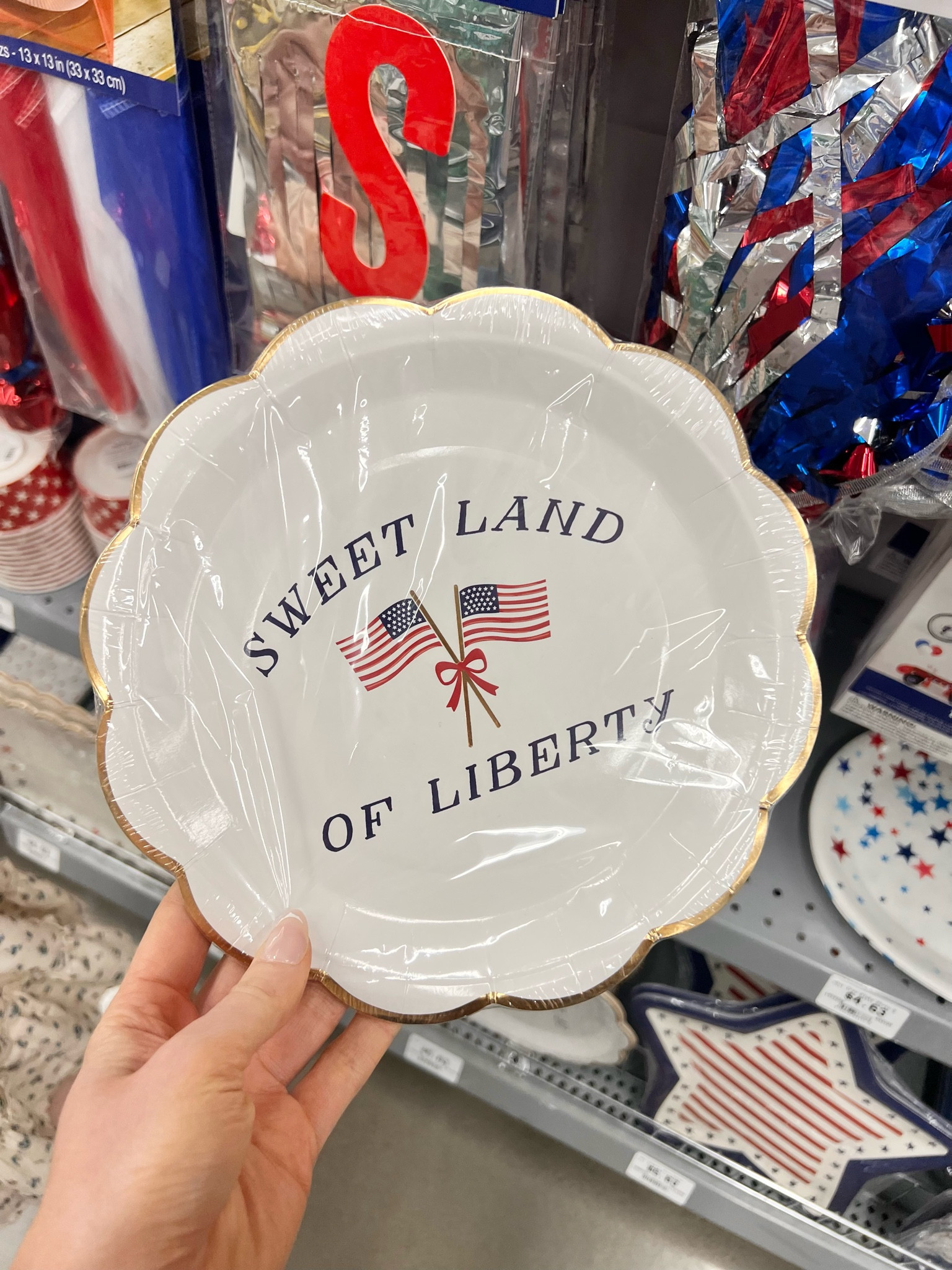 The sweetest plates for all your red, white and blue summer parties! Sweet Land of Liberty Plates.  

 #LTKfoodie #LTKSeasonal #LTKHome