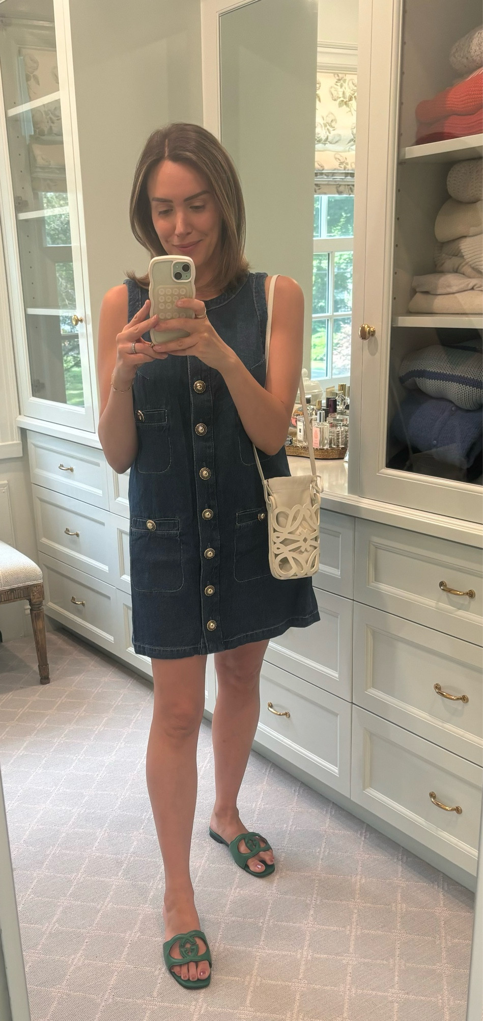 Love this denim dress so much 💙

#LTKstyletip #LTKitbag #LTKSeasonal