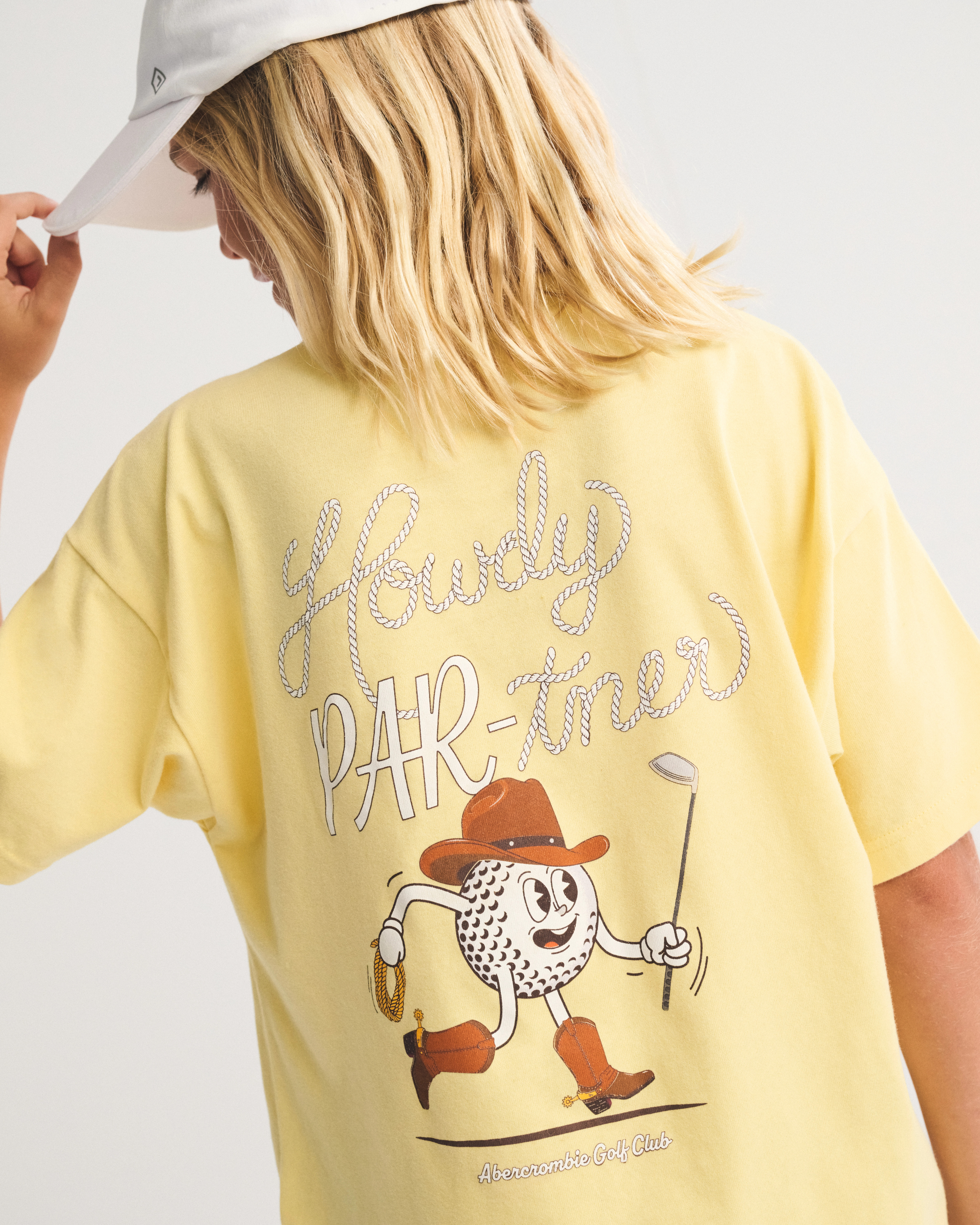 relaxed golf graphic logo tee | Abercrombie & Fitch (US)