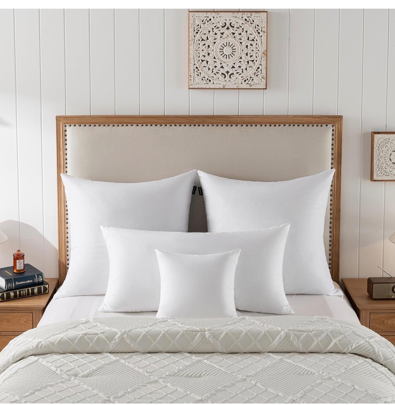 ACHIEVE THE PERFECT HOTEL LOOK Tired of flat, lifeless pillows? Our insert is generously filled to provide the ideal balance of softness and support, allowing you to plump and style it for that luxurious, "chopped" look on your sofa or bed.

#LTKHome #LTKSaleAlert #LTKvlog