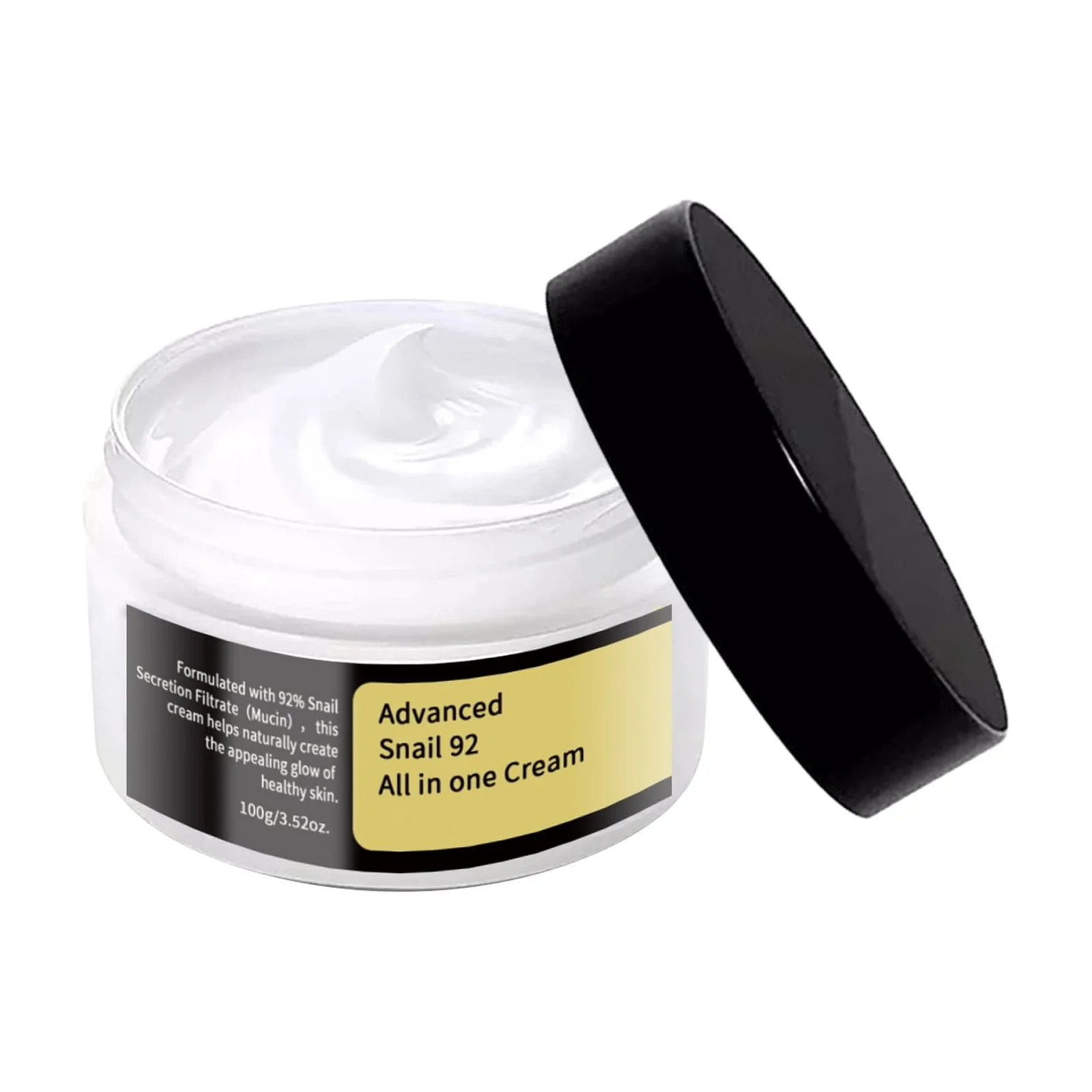 Alvantor Snail Mucin Face Moisturizer, Lightweight Daily Cream for Soft Glowy Skin, 3.52 fl oz | Walmart (US)