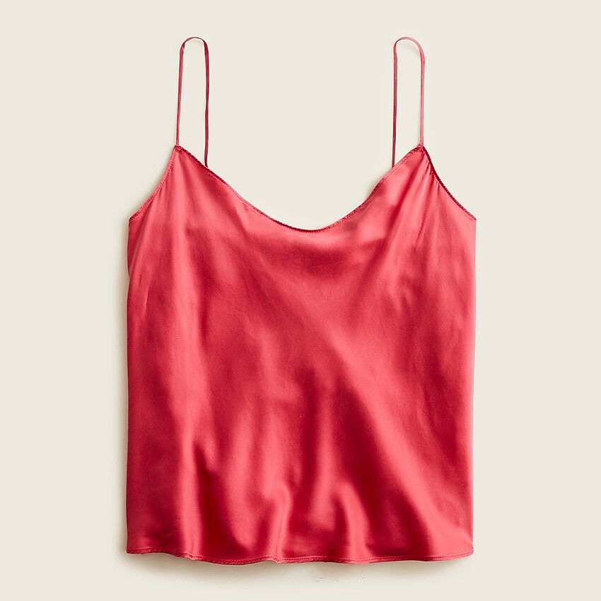 Washable silk charmeuse camisole top | J.Crew US