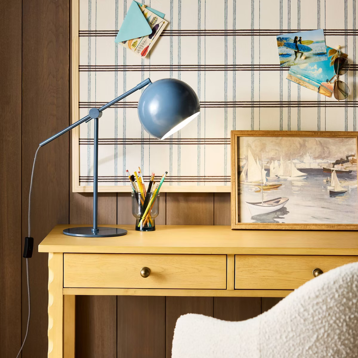 Task Lamp Blue - Threshold™ designed with Studio McGee | Target