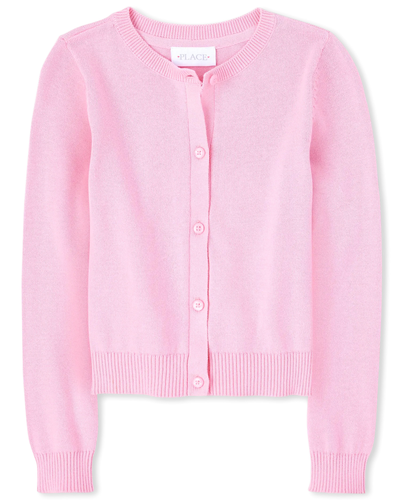 Girls Uniform Cardigan - sparklpink | The Children's Place