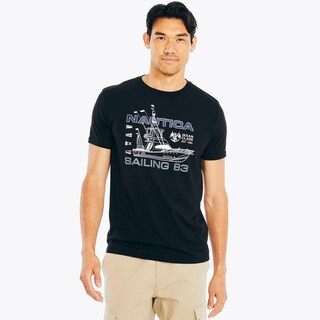 Sustainably Crafted N-83 Graphic T-Shirt | Nautica