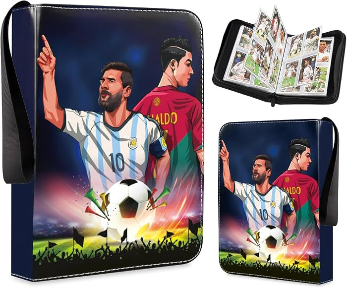 Football Card Binder 4 Pocket,Trading Card Binder Fits 440 Cards with 55 Removable Sleeves,Binder... | Amazon (CA)