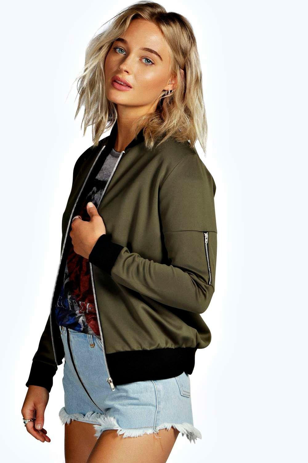 Megan Scuba Ma1 Bomber | Boohoo.com (US & CA)