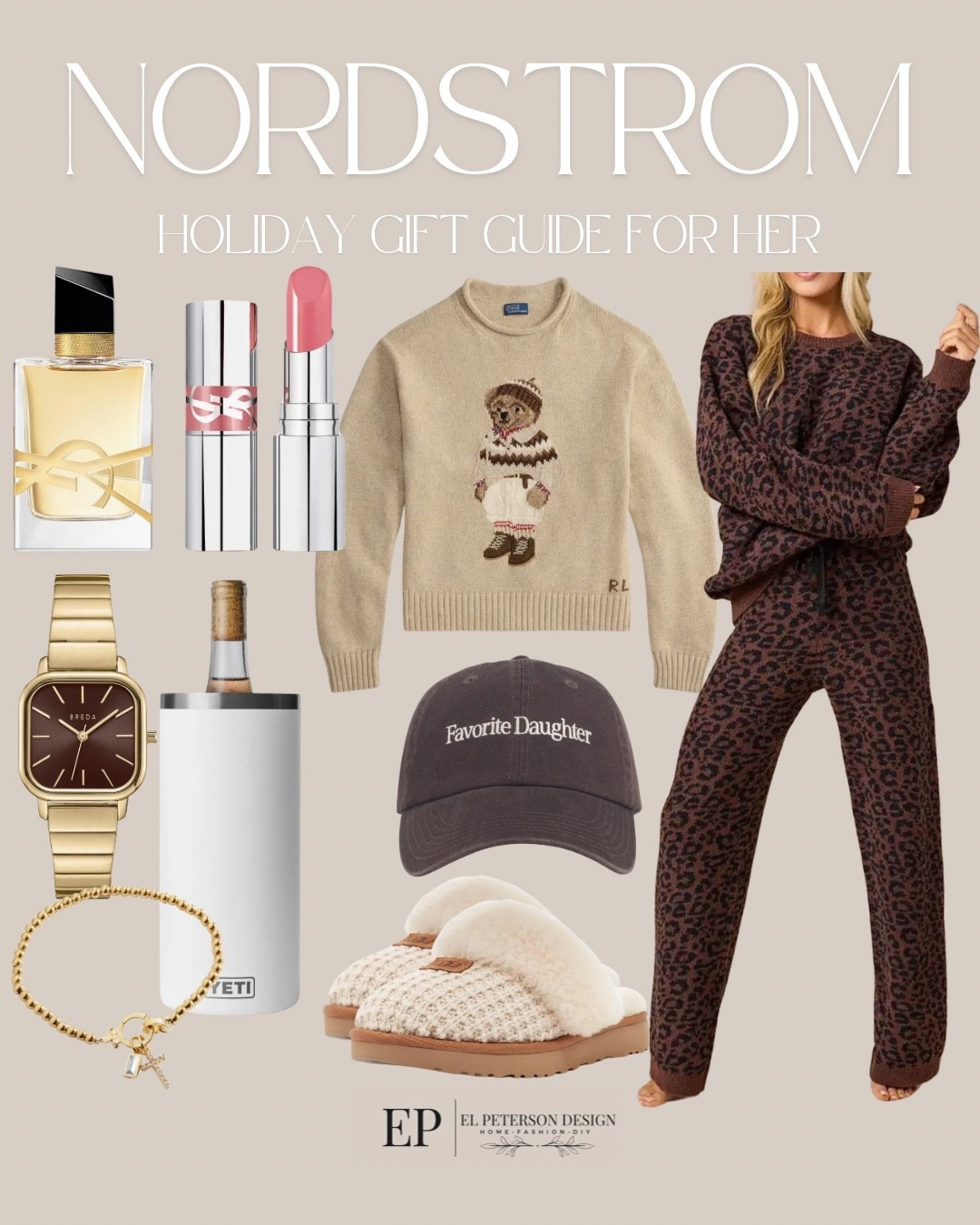 Nordstrom
Holiday gift guide for her
Sleepwear
Cap
Slippers
Wine cooler
Bracelet
Watch
Perfume
Sweater 

#LTKFindsUnder50 #LTKGiftGuide #LTKFindsUnder100