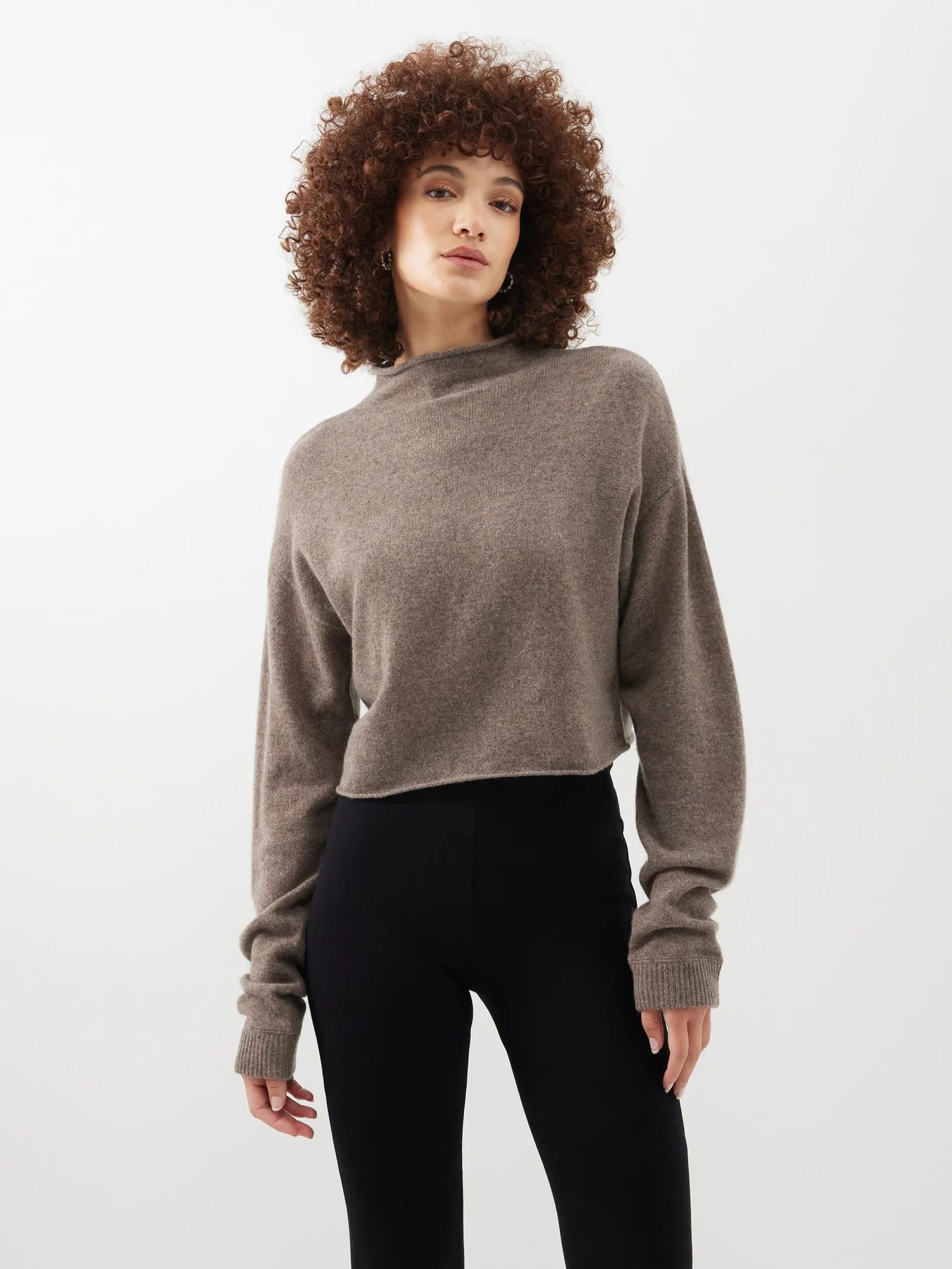 Dana roll-neck recycled-blend cashmere sweater | Reformation | Matches (UK)