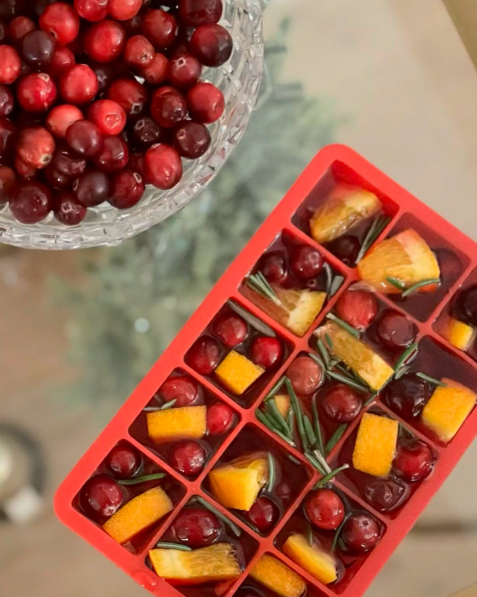 Cranberry Orange Mimosa 
ICE CUBES ✨

This is a fun way to celebrate on Christmas Morning! Make your own SPECIALTY ICE CUBES for your Mimosas 🥂

#LTKhome #LTKHoliday #LTKSeasonal