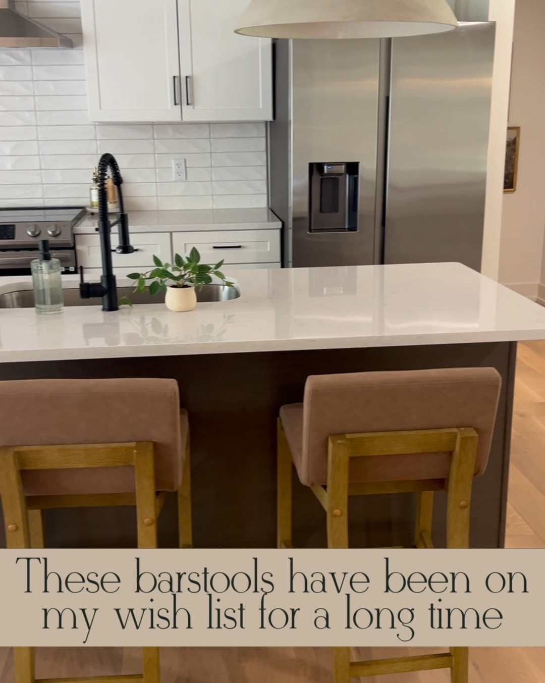 WIPEABLE barstools that are also COMFY and STYLISH...yes please! 

#LTKSaleAlert #LTKHome