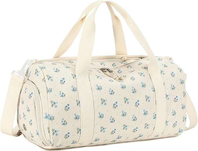 BTOOP Duffle Bag for Gym Sports Women Girls Workout Travel Bag Weekender with Shoe Compartment an... | Amazon (US)