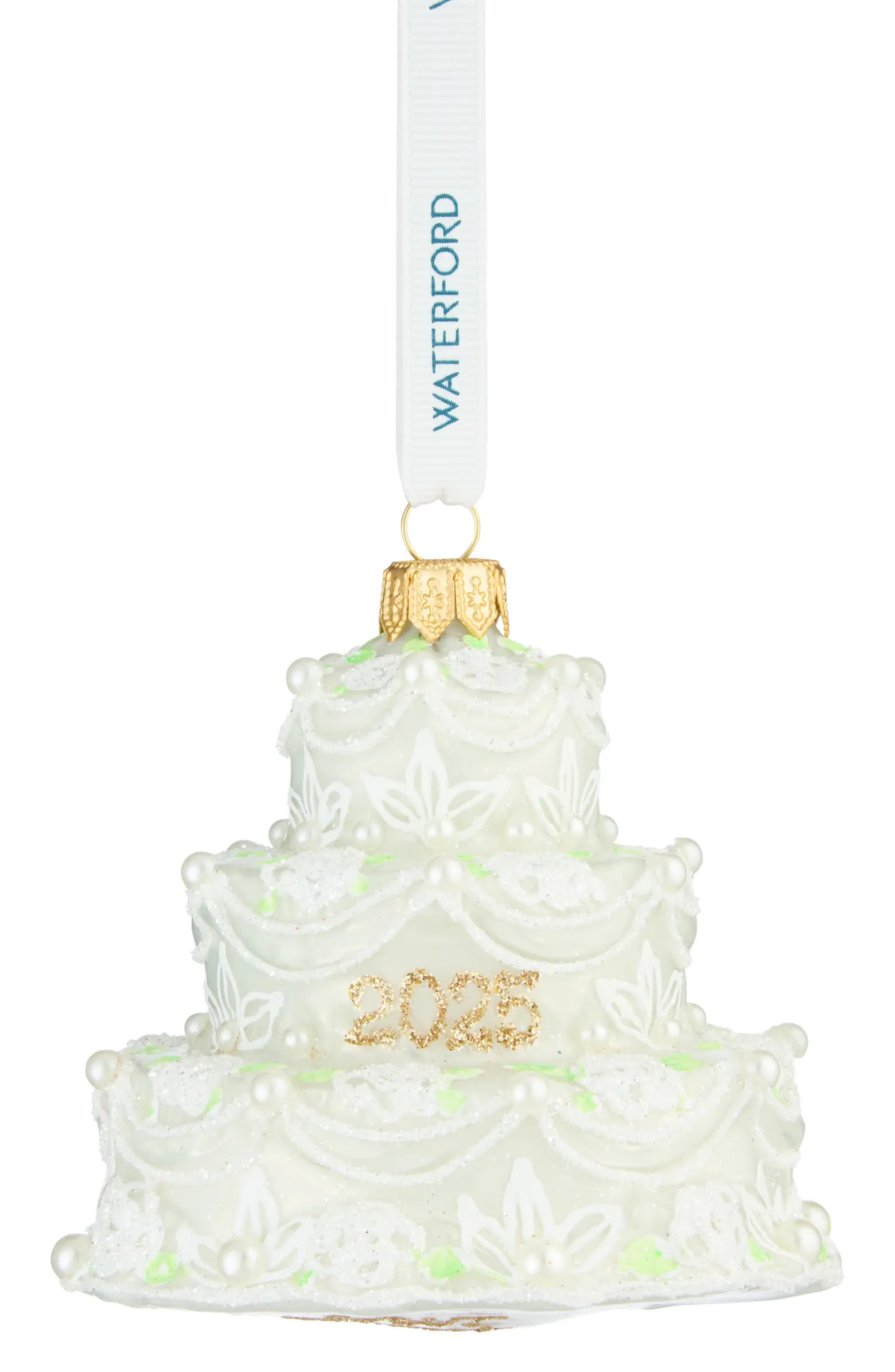 Holiday Heirlooms Our First Cake Glass Ornament | Nordstrom