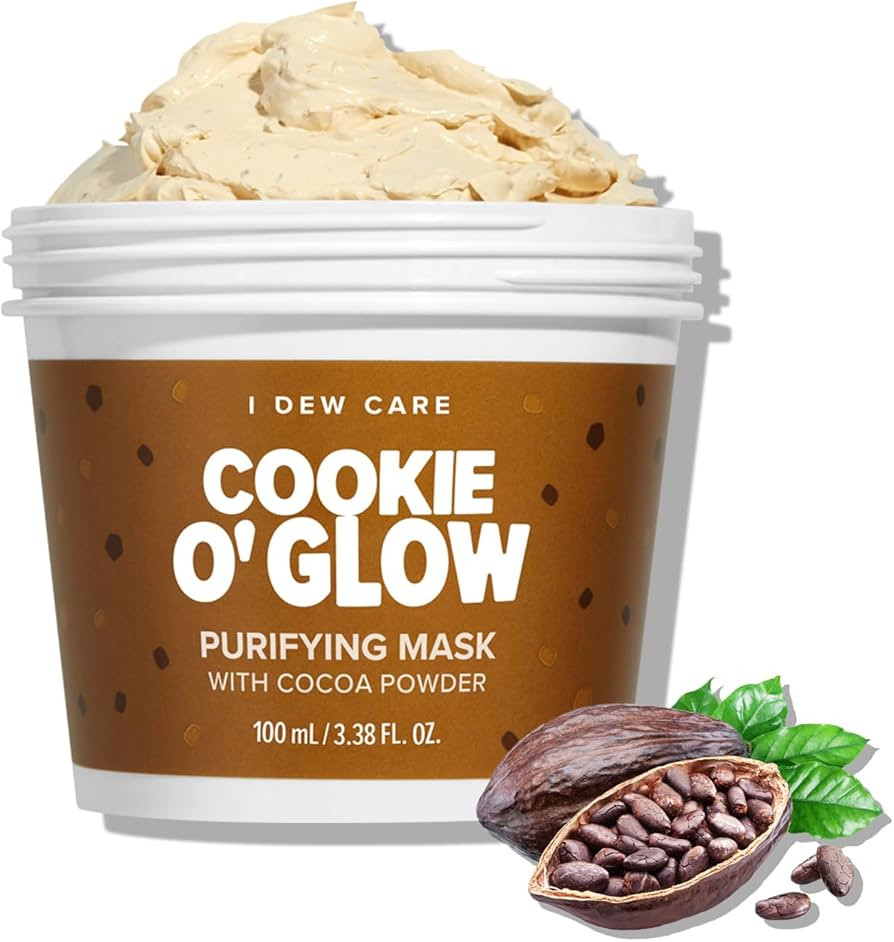I DEW CARE Wash-Off Face Mask - Cookie O' Glow | Hydrating and Purifying for Dry Skin with Cocoa ... | Amazon (US)