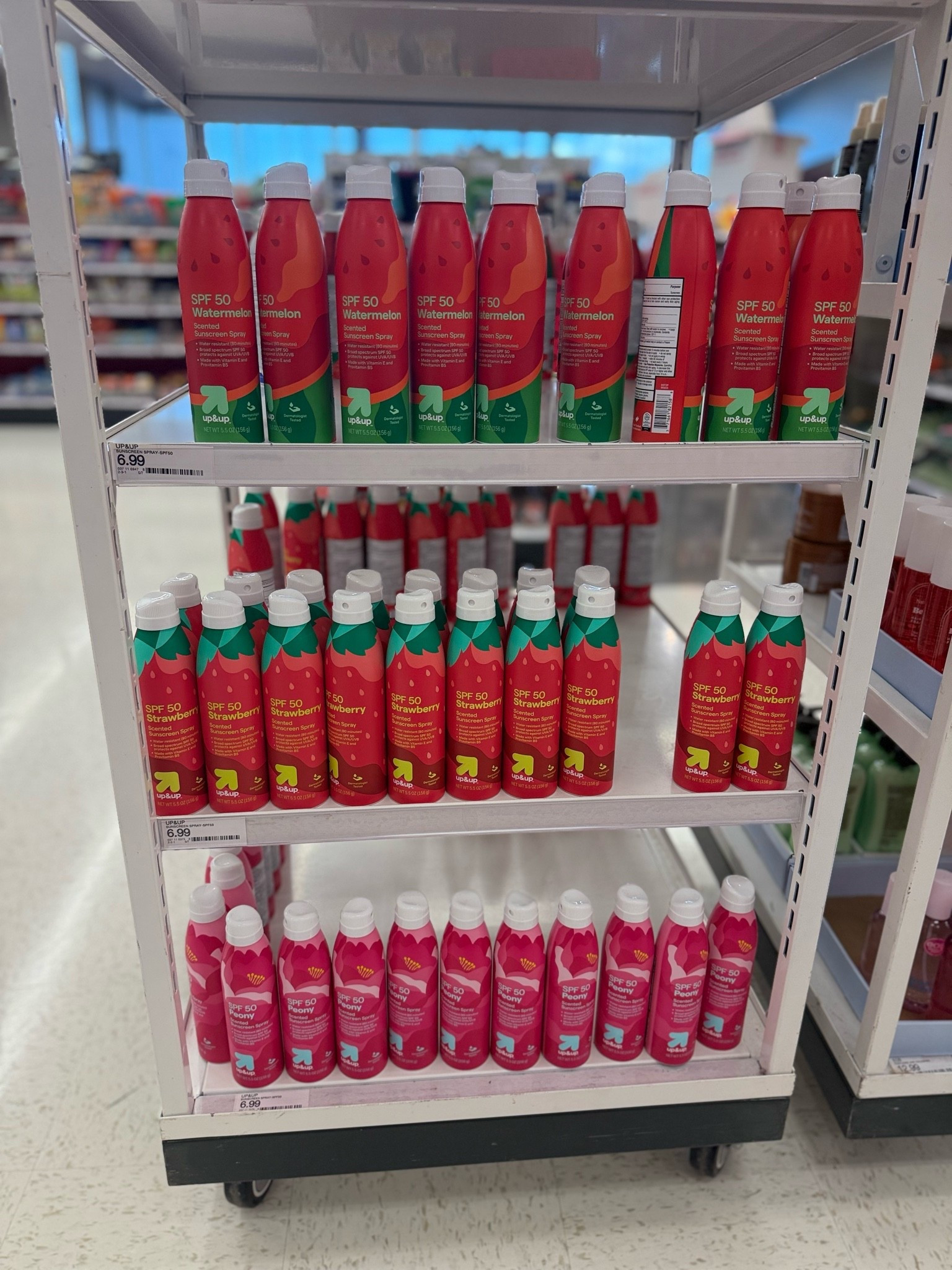 Scented sunscreen now BOGO 25% off