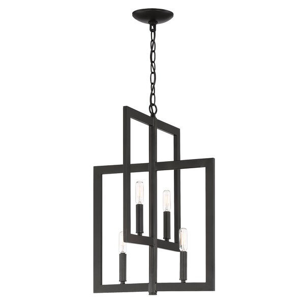 Portrait Espresso Four-Light Pendant | Bellacor