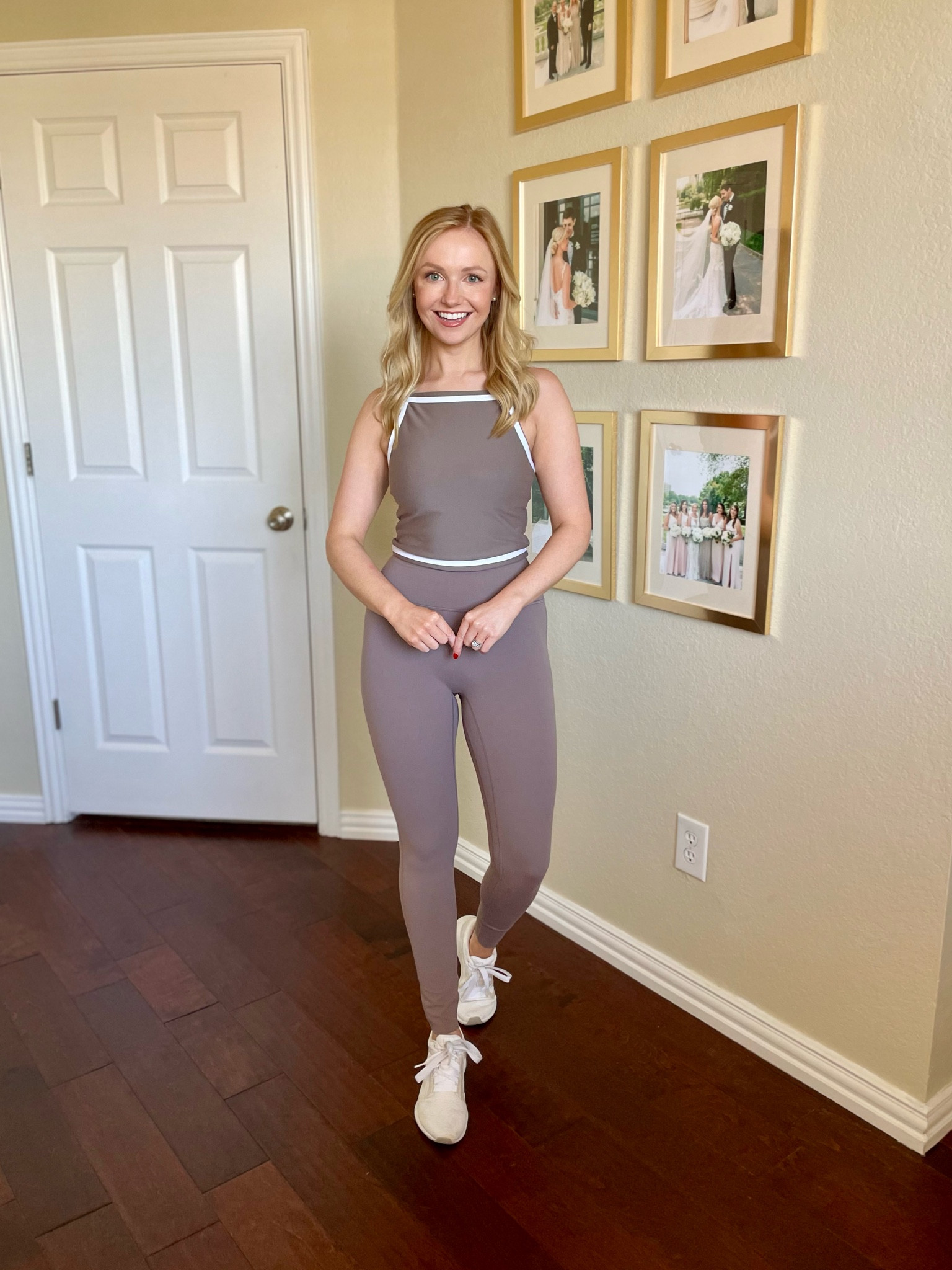 Wearing a S in top and bottom, could use an XS! Sneakers are old but linked similar | activewear, matching set, active set, workout outfit 

#LTKActive #LTKFitness #LTKFindsUnder100