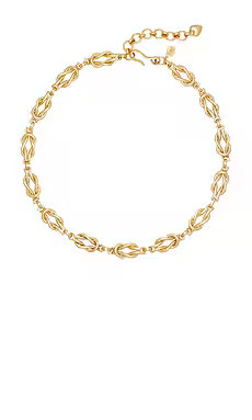 Brinker + Eliza Love Knot Necklace in Gold from Revolve.com | Revolve Clothing (Global)