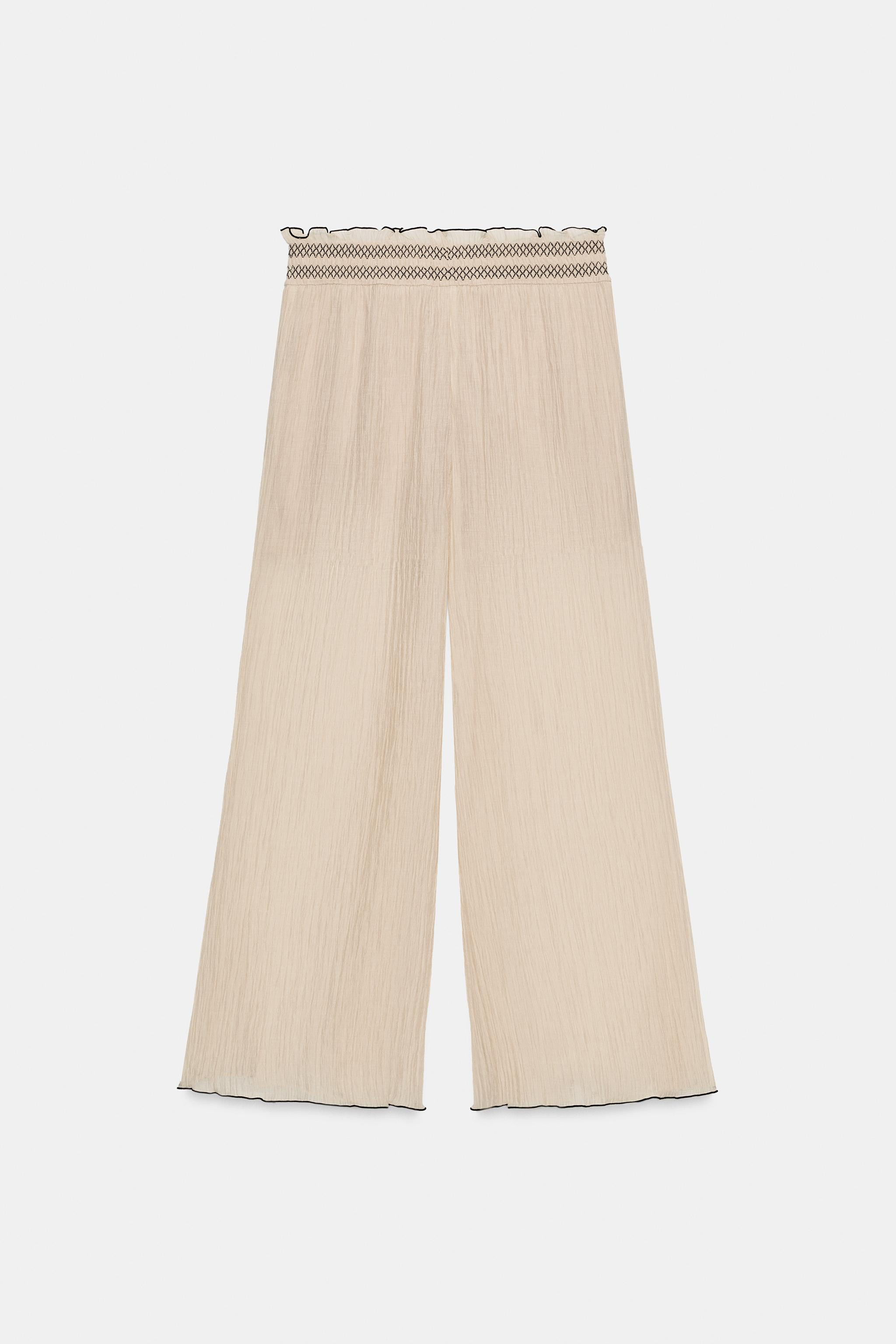 PANTALONI CULOTTE CUCITURE COMBINATE | Zara IT
