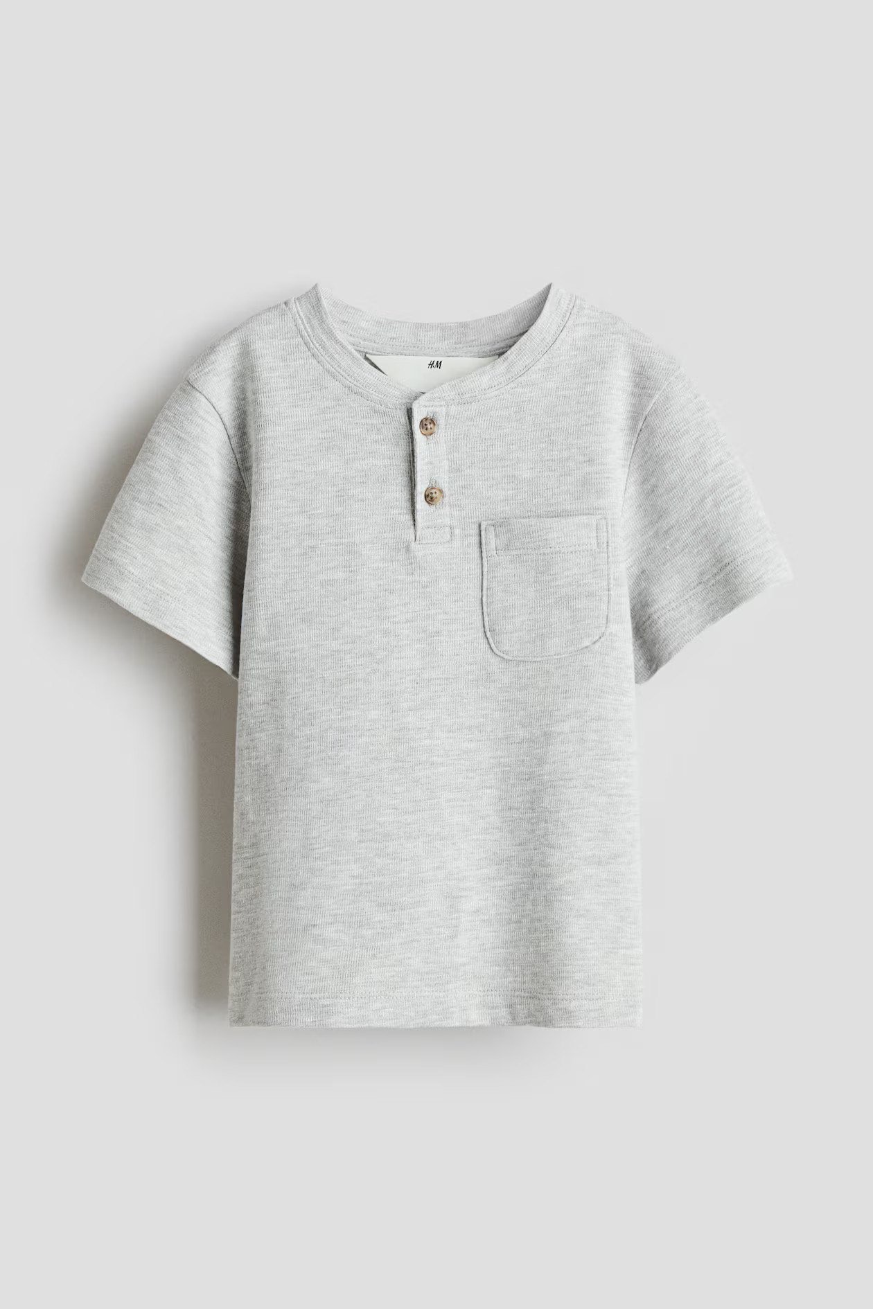 Cotton Henley Shirt | H&M (US + CA)