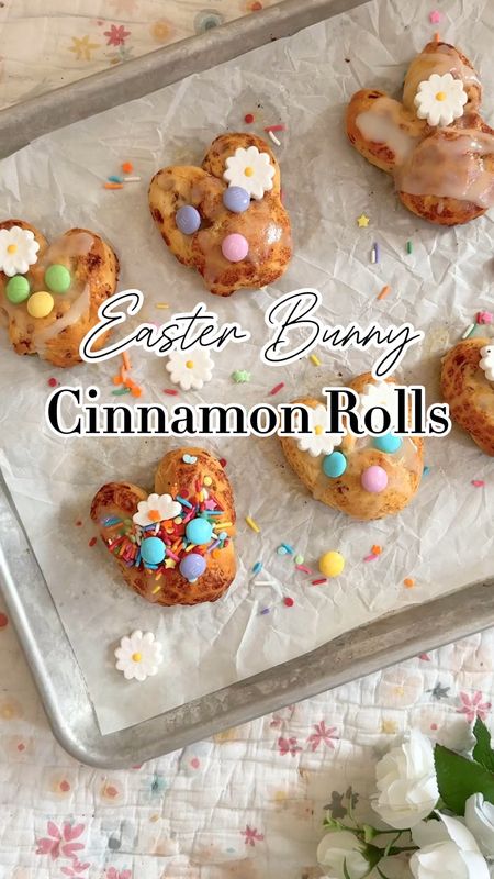 Easter Bunny Cinnamon Rolls 🐰 Celebrate the season and make these simple bunny cinnamon rolls using store-bought cinnamon rolls for an adorably sweet breakfast treat! Details in GLITTERINC.COM. 

#LTKkids #LTKVideo #LTKparties