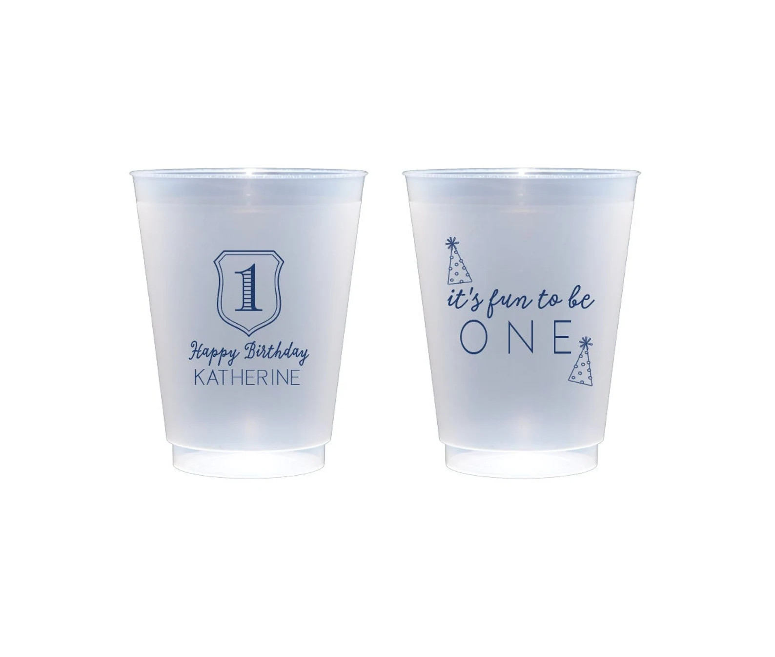 First birthday cups, It's fun to be one, Kids birthday cups, Pink first birthday decor, First bir... | Etsy (US)