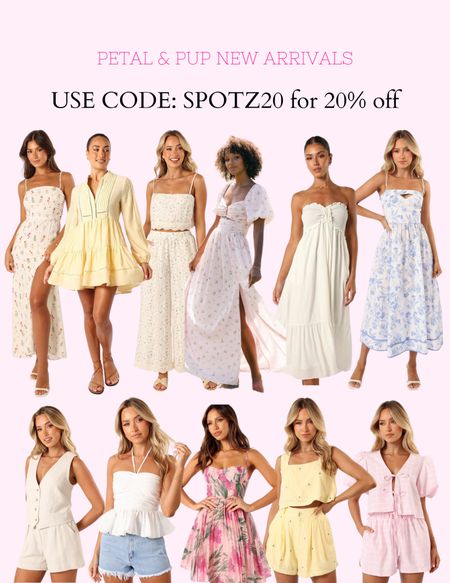 Spring attire! Use code spotz20 for 20% off 
