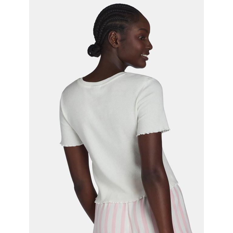 Snoopy Women’s Sleep Tee and Shorts Set from Grayson Social, 2-Piece, Sizes S-3X | Walmart (US)