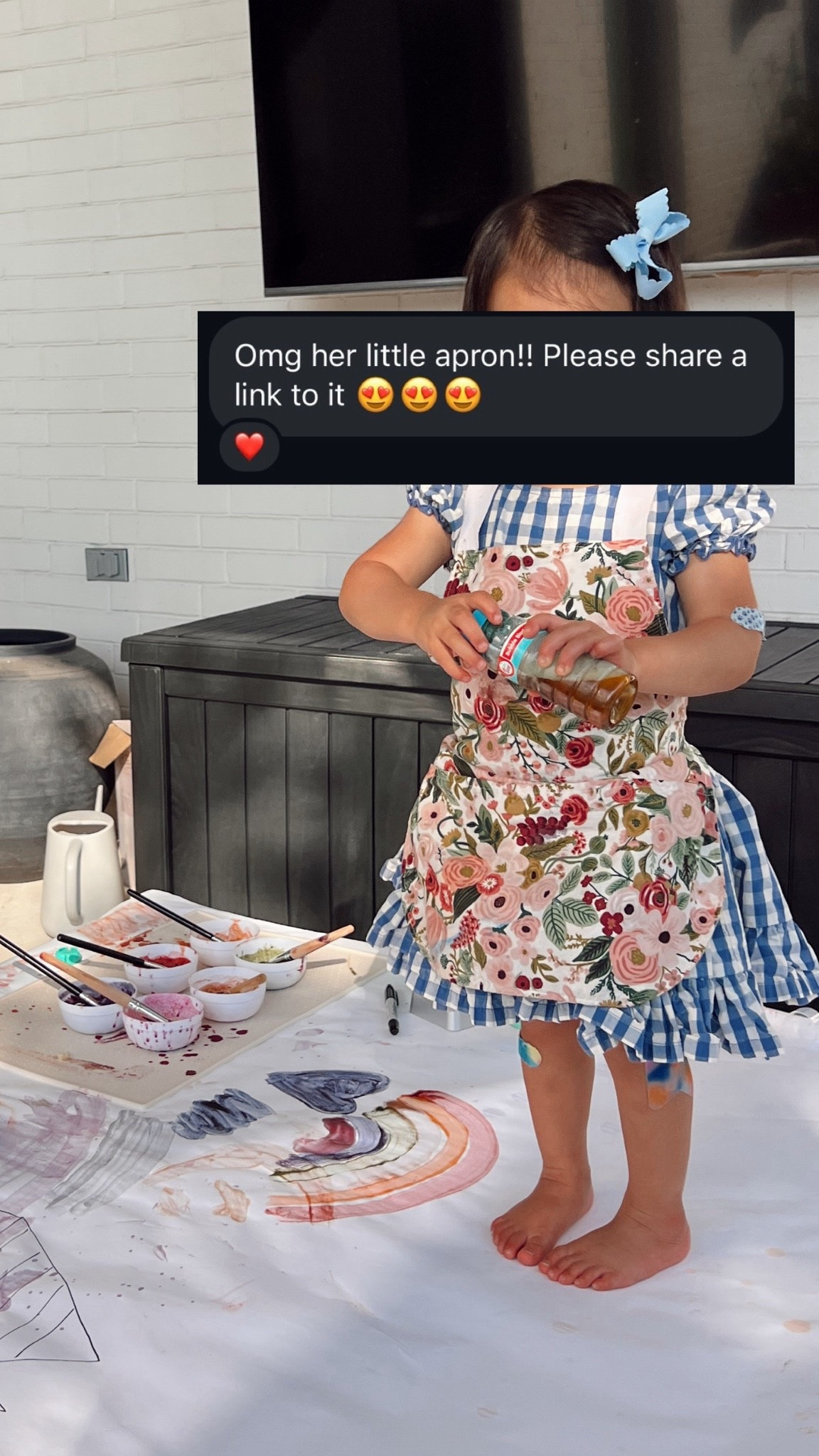 Toddler aprons we love! This exact print isn’t available anymore but linking from the same small business.

#LTKmomlife #LTKKids