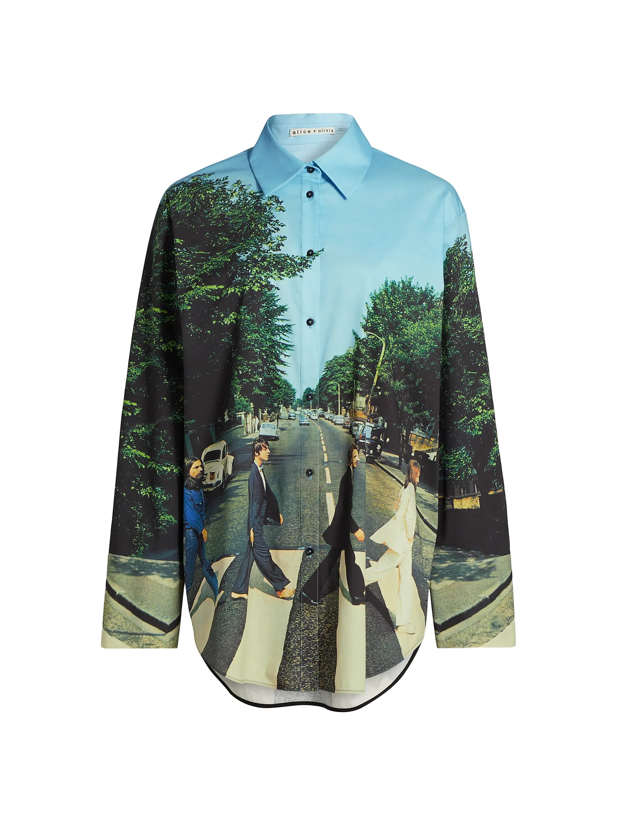 A + O x The Beatles Finely Button-Front Shirt | Saks Fifth Avenue