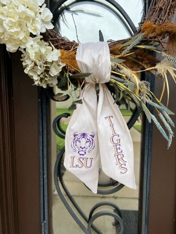 LSU Tigers Door Sash Geaux Tigers Purple and Gold - Etsy | Etsy (US)