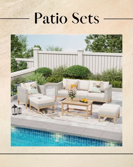 Check out the great patio sets at Target

Patio set, patio furniture, patio chair, outdoor furniture, patio couch, home, home decor, patio decor 

#LTKfamily #LTKhome #LTKSeasonal