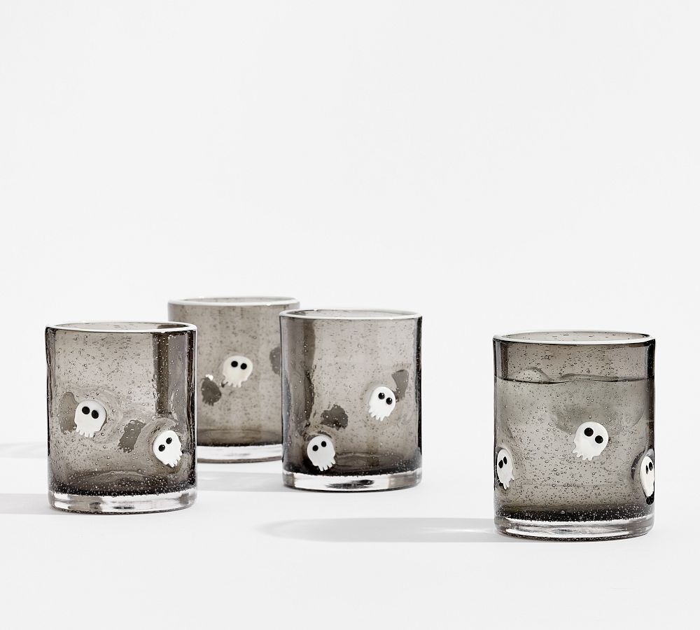 Skull Icon Drinking Glasses - Set of 4 | Pottery Barn (US)