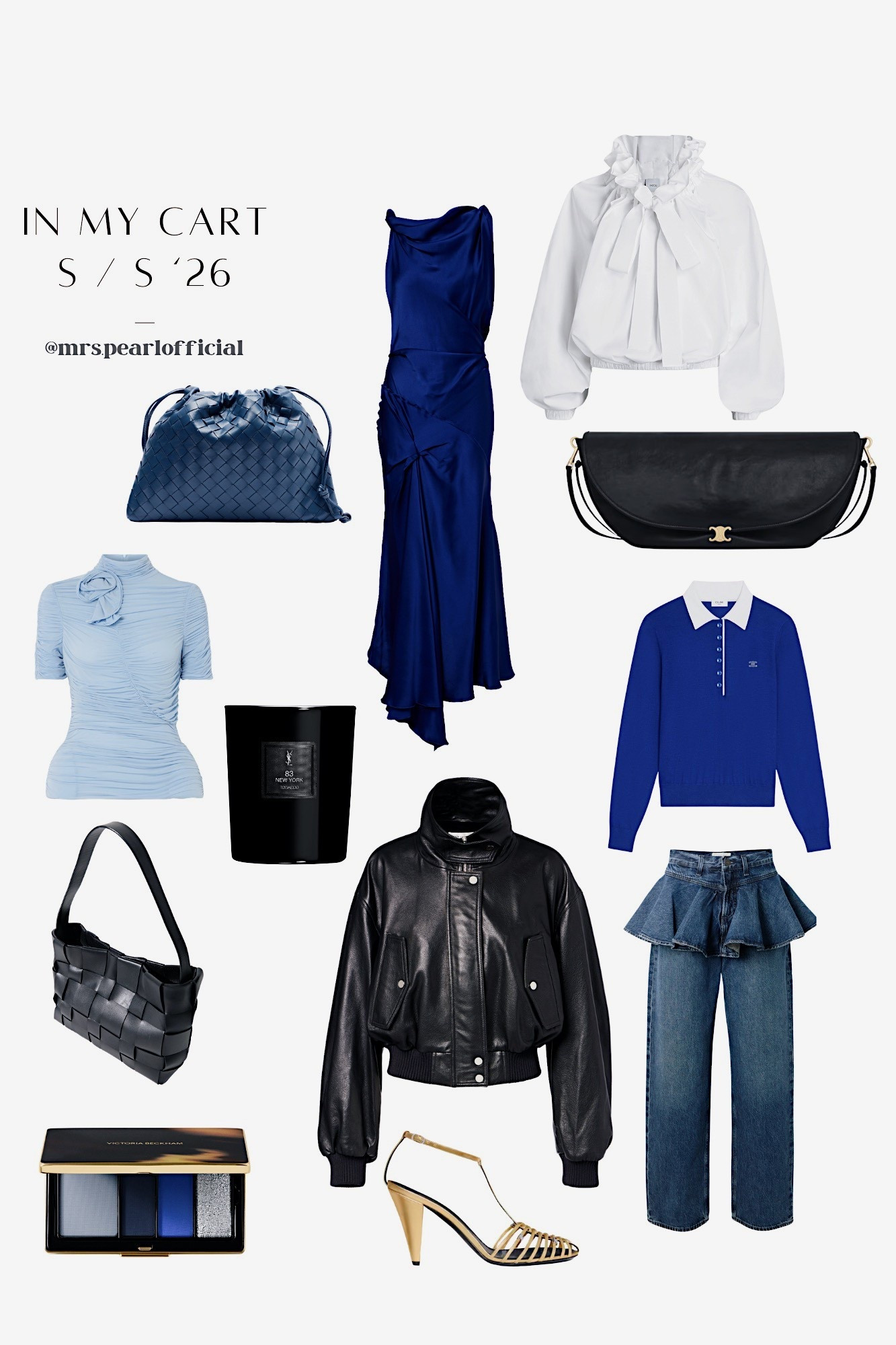 spring wishlist items. Blue hues for Spring! Celine handbag, peplum jeans.

#LTKgrwm #LTKspring #LTKSeasonal