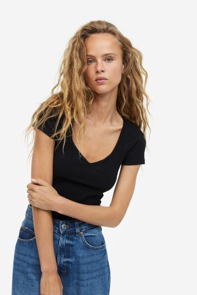 Ribbed thong body | H&M (UK, MY, IN, SG, PH, TW, HK)