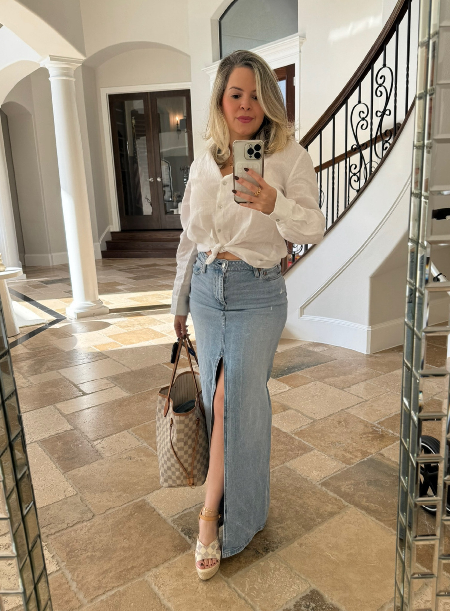 Me encantan las faldas largas y las camisas de lino 🤩

#LTKBeauty