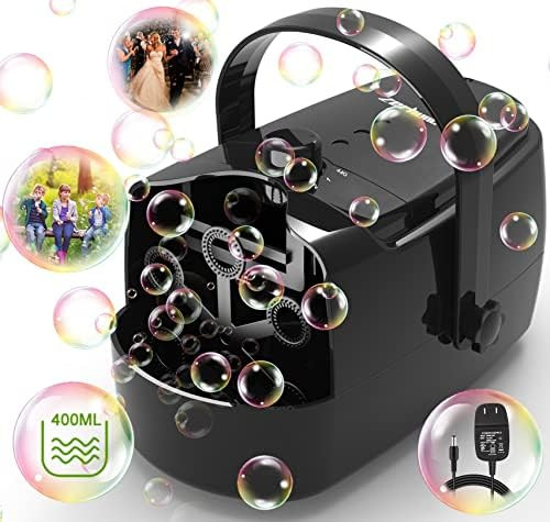 Bubble Machine Durable Automatic Bubble Blower, 5000+ Bubbles Per Minute Bubbles for Kids Toddler... | Amazon (US)