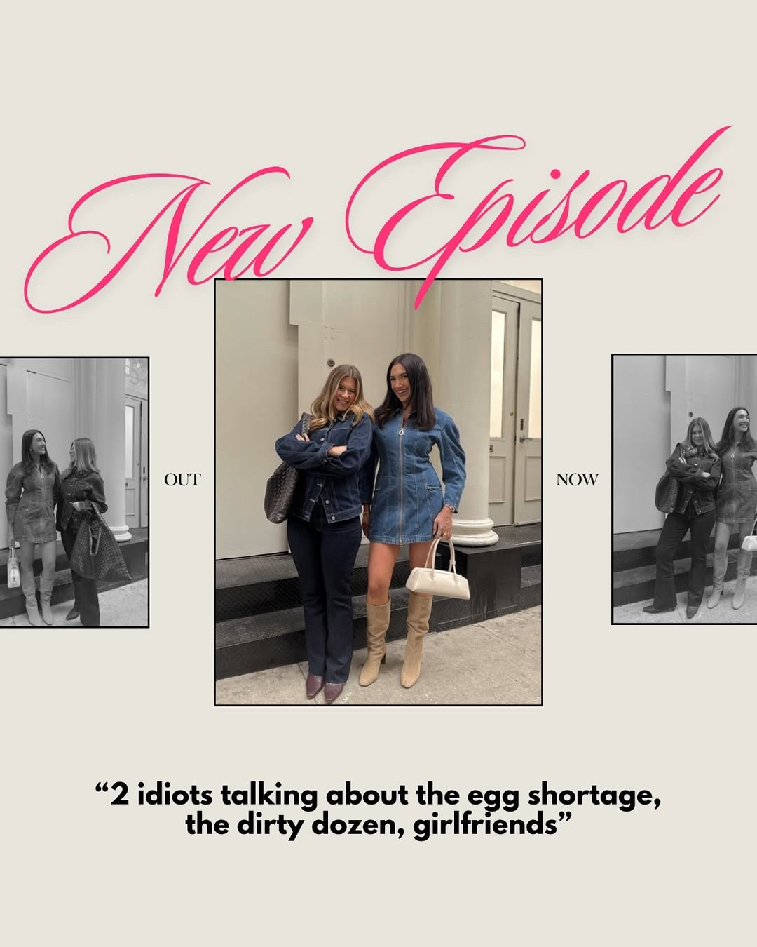 NEW EPISODE!! From untold stories of life on tour to the egg shortage, we’re talking about it all this week. Danielle goes on vocal rest, Brooke navigates the stairs backstage with her outfit mishap, and so much more! Go listen gal pals!!🎧🫶

#LTKFindsUnder100 #LTKBeauty #LTKStyleTip