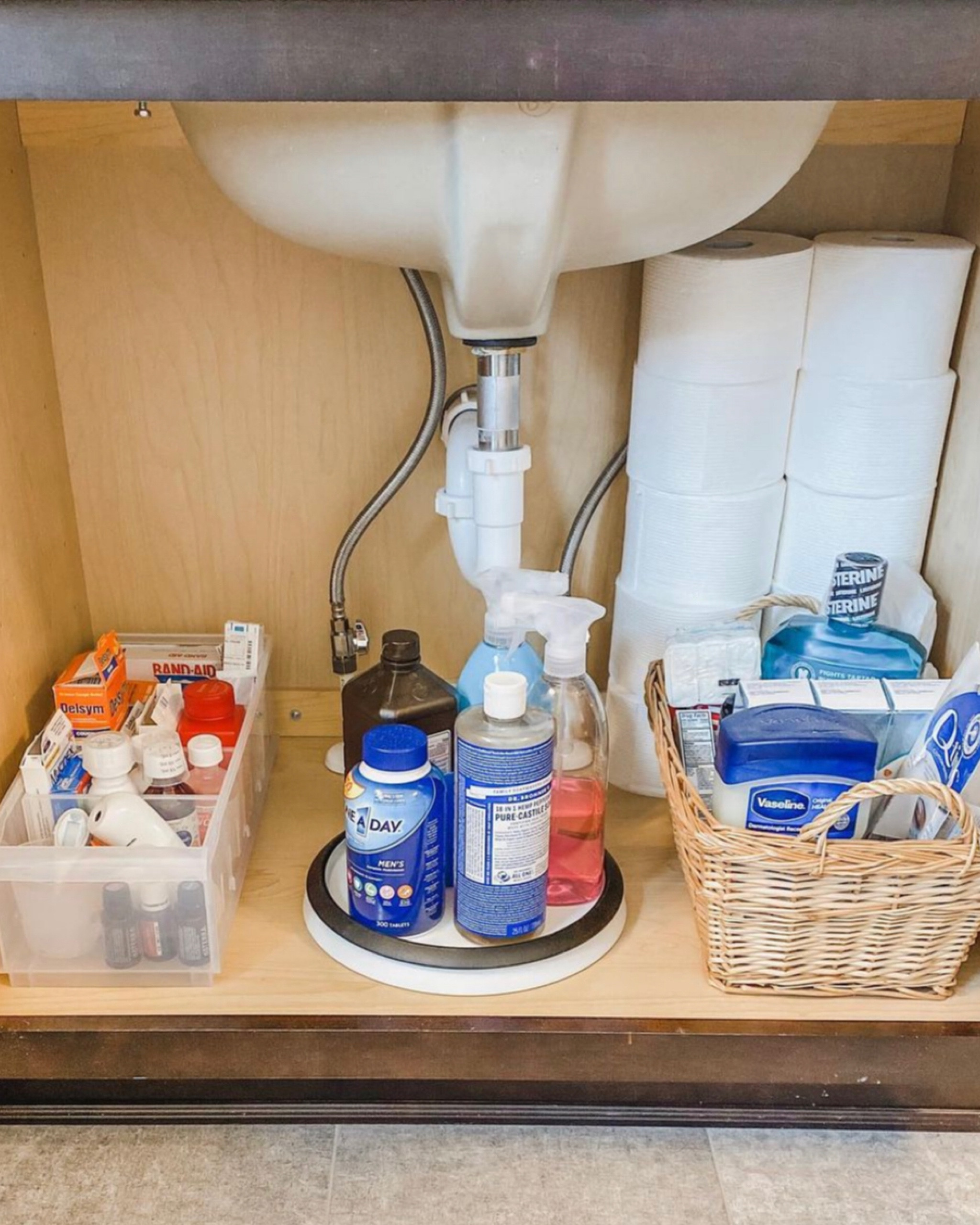 OXO Good Grips Turntable White for a quick, minimal, bathroom sink organizer! 


#LTKFind #LTKhome #LTKunder50