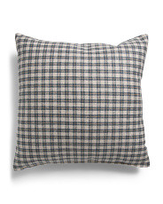 Made In Usa 24x24 Tremont Plaid Oversized Luxury Pillow | Home | Marshalls | Marshalls